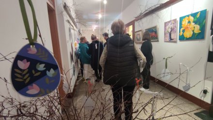 Wernisaż wystawy wiosennej w Wiślańskim Centrum Kultury